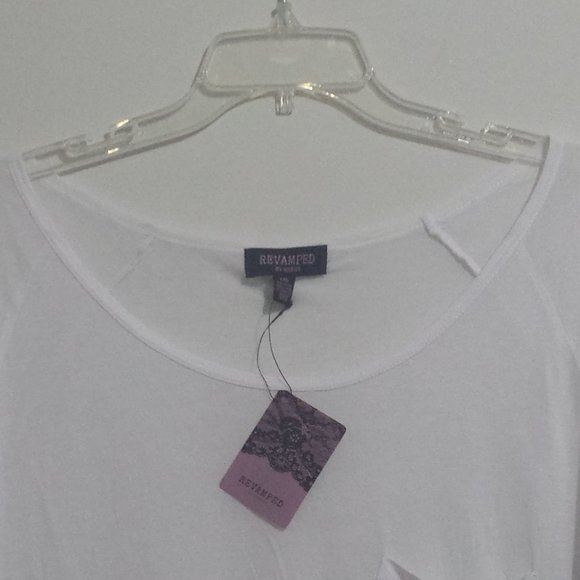 Revamped White Long Sleeve Top - Picture 3 of 8